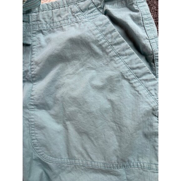 L.L. Bean Womens Light Blue Convertible Roll-Up Pants 12 Pet Cotton Blend - Picture 10 of 12